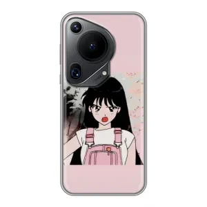 Чехол с персонажами АНИМЕ на Huawei Pura 70 Ultra (Сейлор Марс)