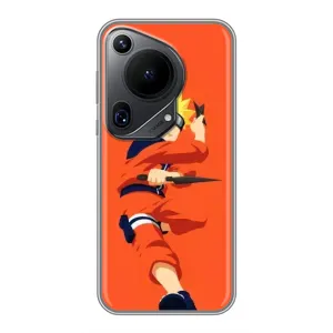Чехлы с принтом Наруто на Huawei Pura 70 Ultra (Силуэт Наруто)