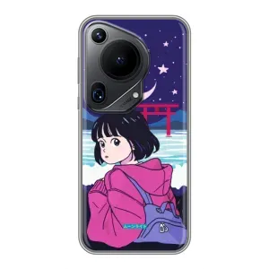 Чехол с персонажами АНИМЕ на Huawei Pura 70 Ultra (Синобу Миякэ)
