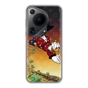 Силиконовый чехол для Huawei Pura 70 Ultra (Скрудж Луи Виттон)