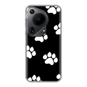 Бампер для Huawei Pura 70 Ultra с картинкой "Песики" (Следы собак)