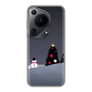 Чехлы на Новый Год Huawei Pura 70 Ultra (Снеговички)