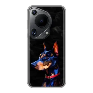 Бампер для Huawei Pura 70 Ultra с картинкой "Песики" (Собака Мопс)