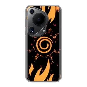 Купить Чехлы на телефон с принтом Anime для Huawei Pura 70 Ultra (Солнце Наруто)