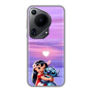 Чехол с рисунком Стич для Huawei Pura 70 Ultra (Стич и Лило)