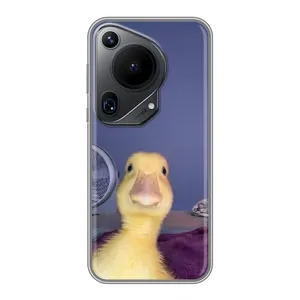 Бампер с принтом Мемы для Huawei Pura 70 Ultra (Утка)