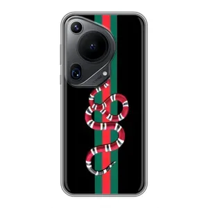 Чехлы Бренд GUCCI для Huawei Pura 70 Ultra (Змей Гуччи)