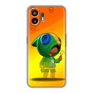 Чехол Бравл Старс для Huawei Pura 70 (LEON в кофте)