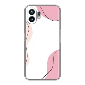 Чехол цветочный дизайн для Huawei Pura 70 (Розовый фон)