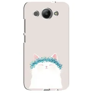 Чохол на тематику: Коти для Huawei Y3 2017 (Білий котик)