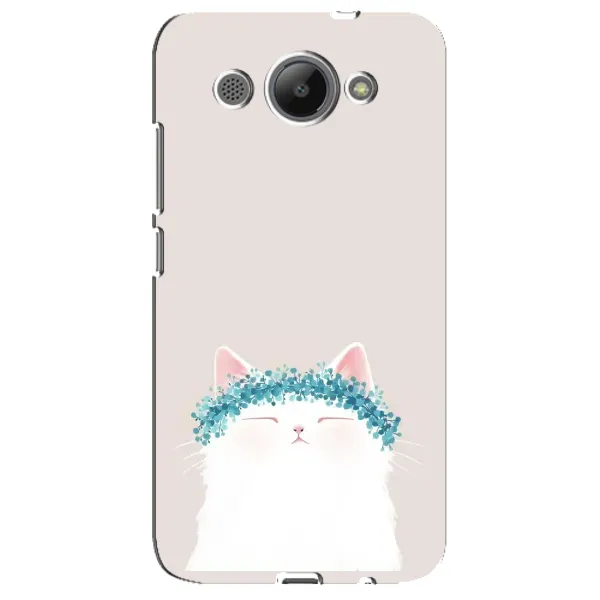 Чехол с рисунком «Белый котик» для Huawei Y3 2017 Чехол с рисунком «Белый котик» для Huawei Y3 2017