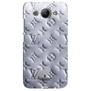 Текстурный Чехол Louis Vuitton для Хуавей У3 (2017) (Белый ЛВ)
