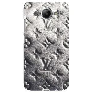 Текстурный Чехол Louis Vuitton для Хуавей У3 (2017) (Бежевый ЛВ)