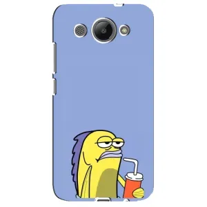 Бампер с принтом Мемы для Huawei Y3 2017 (Безразличие)