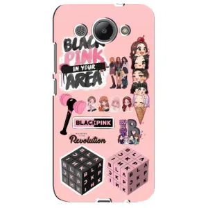 Чехлы с картинкой для Huawei Y3 2017 (BLACK PINK коллаж)