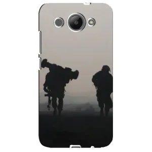 Чохли на військову тематику для Huawei Y3 2017 (Бій солдат)