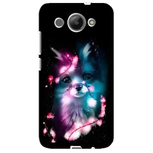 Чохол з Лисичкою для Huawei Y3 2017 (Чорна лисиця)