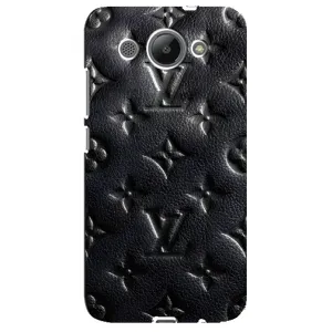 Текстурный Чехол Louis Vuitton для Хуавей У3 (2017) (Черный ЛВ)