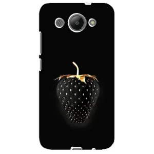 Чехол с изображением  вкусной еды для Huawei Y3 2017 (Чёрная клубника)