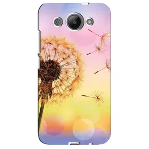 Силиконовый Чехол с одуванчиками на Huawei Y3 2017 (Цветок-одуванчик)