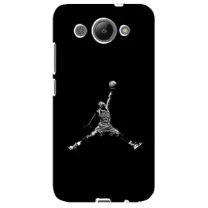 Силиконовый Чехол Nike Air Jordan на Хуавей У3 (2017) (Джордан)