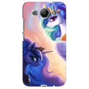 Чехол Unicorn на Huawei Y3 2017 (Единорожки на тучках)