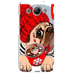 Бампер для Huawei Y3 2017 з картинкою "Песики" (Сумний собака)