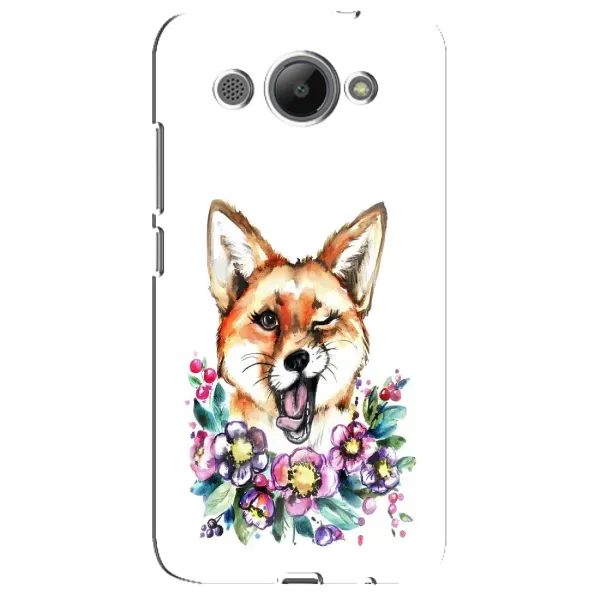 Чехол с рисунком «Хитрая лиса» для Huawei Y3 2017 Чехол с рисунком «Хитрая лиса» для Huawei Y3 2017
