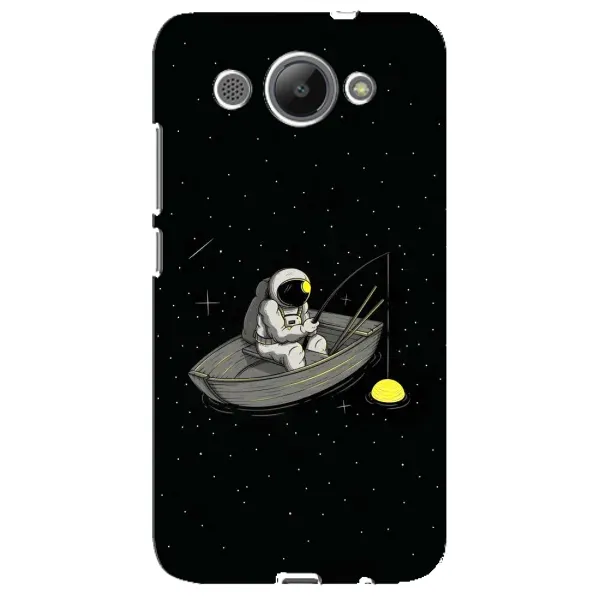 Чехол с рисунком «Космонавт на рыбалке» для Huawei Y3 2017 Чехол с рисунком «Космонавт на рыбалке» для Huawei Y3 2017