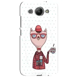 Чохол на тематику: Коти для Huawei Y3 2017 (Кіт аристократ)