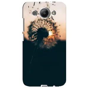 Силиконовый Чехол с одуванчиками на Huawei Y3 2017 (Красивый одуванчик)