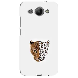 Чохол з леопардовим принтом на Huawei Y3 2017 (Леопард на білому)