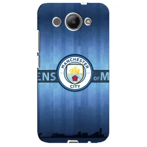 Силиконовые Чехлы принт Футбол на Huawei Y3 2017 (ManCity)