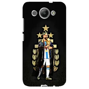 Чехлы Лео Месси Аргентина для Huawei Y3 2017 (Месси король)