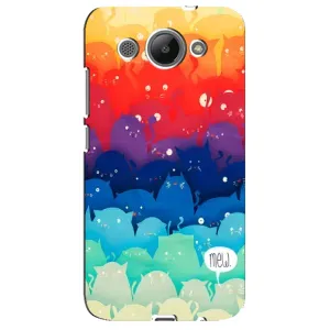 Силіконовий чохол з котиком для Huawei Y3 2017 (Mew)