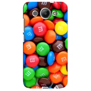Чехол с изображением  вкусной еды для Huawei Y3 2017 (Разноцветные M&M'S)
