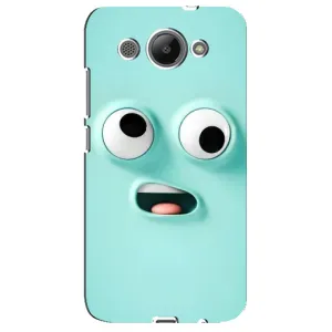 Силиконовые Чехлы (смешные стикеры) для Huawei Y3 2017 (Забавное мятное лицо)
