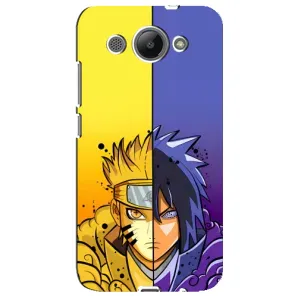 Купить Чохли на телефон з принтом Anime для Huawei Y3 2017 (Naruto Vs Sasuke)