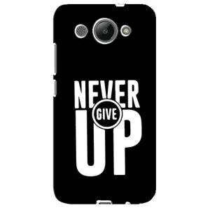 Силіконовый Чохол на Huawei Y3 2017 з картинкою НАЙК (Never Give UP)