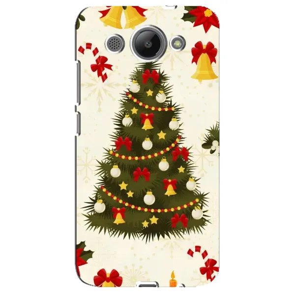 Чехол с рисунком «Новогодний принт» для Huawei Y3 2017 Чехол с рисунком «Новогодний принт» для Huawei Y3 2017