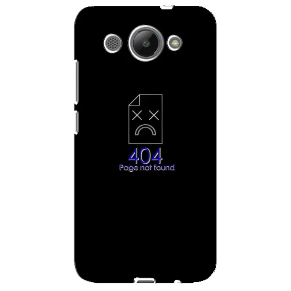 Чехол с рисунком «Ошибка 404» для Huawei Y3 2017 Чехол с рисунком «Ошибка 404» для Huawei Y3 2017