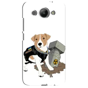 Чехол с принтом Собаки Патрон для Huawei Y3 2017 (Пёс Патрон с ракетой)