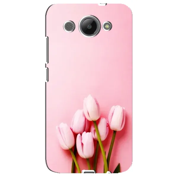 Чехол с рисунком «Розовые тюльпаны» для Huawei Y3 2017 Чехол с рисунком «Розовые тюльпаны» для Huawei Y3 2017