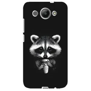 Силіконовий Чохол з Энотами  на Huawei Y3 2017 (З кавою)