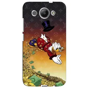 Силиконовый чехол для Huawei Y3 2017 (Скрудж Луи Виттон)