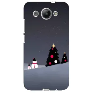 Чехлы на Новый Год Huawei Y3 2017 (Снеговички)