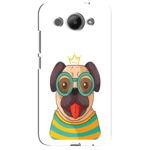Бампер для Huawei Y3 2017 з картинкою "Песики" (Собака Король)