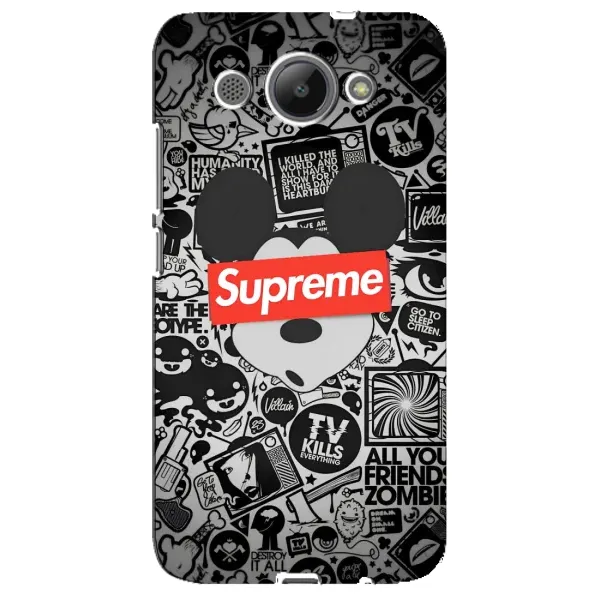 Чехол с рисунком «Supreme Маус» для Huawei Y3 2017 Чехол с рисунком «Supreme Маус» для Huawei Y3 2017