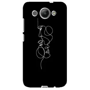 Силіконові Чохли Коханій людині для Huawei Y3 2017 (Закохана пара)