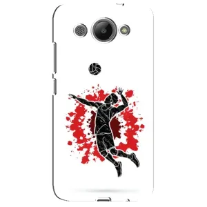 Чехлы с принтом Спортивная тематика для Huawei Y3 2017 (Волейболист)